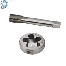 15.875MM-24 TAP DIE SET UNF HSS THREADING GUNSMITHING 5/8" X 24 HIGH SPEED STEEL
