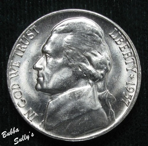 1957-D Jefferson Nickel — photo from another recent sale