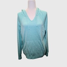 Athleta Womens Evergreen Chandail A Capuchon Hoodie Sweater Size Large EUC