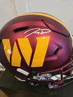 JAYDEN DANIELS Autographed Washington Commanders Riddell Speed Flex Helmet