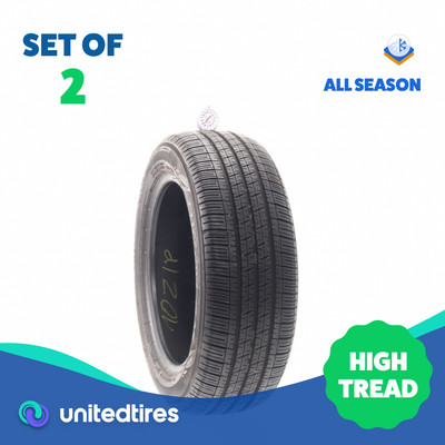Set of (2) Used 205/55R16 Dunlop Enasave 01 AS 91H - 8.5/32