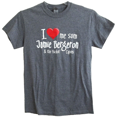 I Heart Me Sum Jamie Bergeron & The Kickin' Cajuns T-Shirt Adult S Small