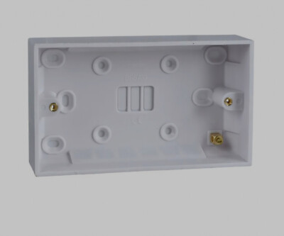 5 x Schneider GET Exclusive 2 Gang 25mm Pattress - GPAT2G25