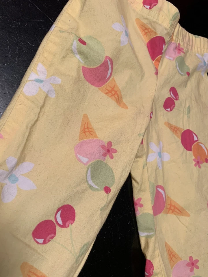 Pantalones Gymboree Niñas Talla Pequeña 3 Años Primavera Verano Cono Helado Foto 2 de 4