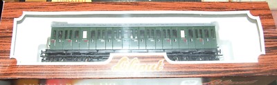 LILIPUT 290 00 DRG EP 2 DREHGESTELL GRÜN REISEZUGWAGEN 3. KLASSE HO