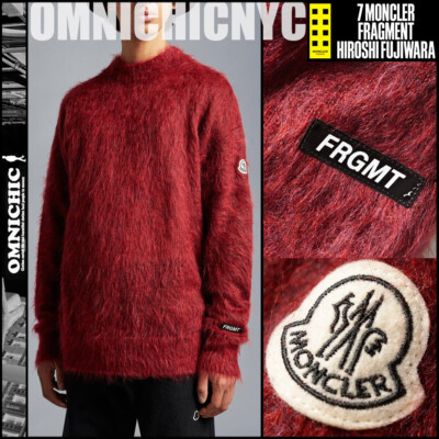 7 MONCLER GENIUS FRGMT Knit 50% mohair, 32% nylon, 18% wool 7 MONCLER GENIUS FRGMT Knit 50% mohair, 32% nylon, 18% wool