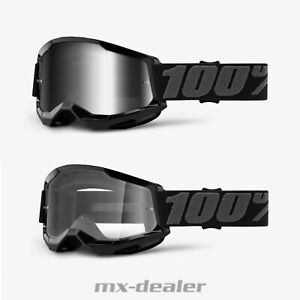 2017 100% Prozent Accuri MX Motocross Brille MTB Fahrrad BMX Neu Gespiegelt Oder