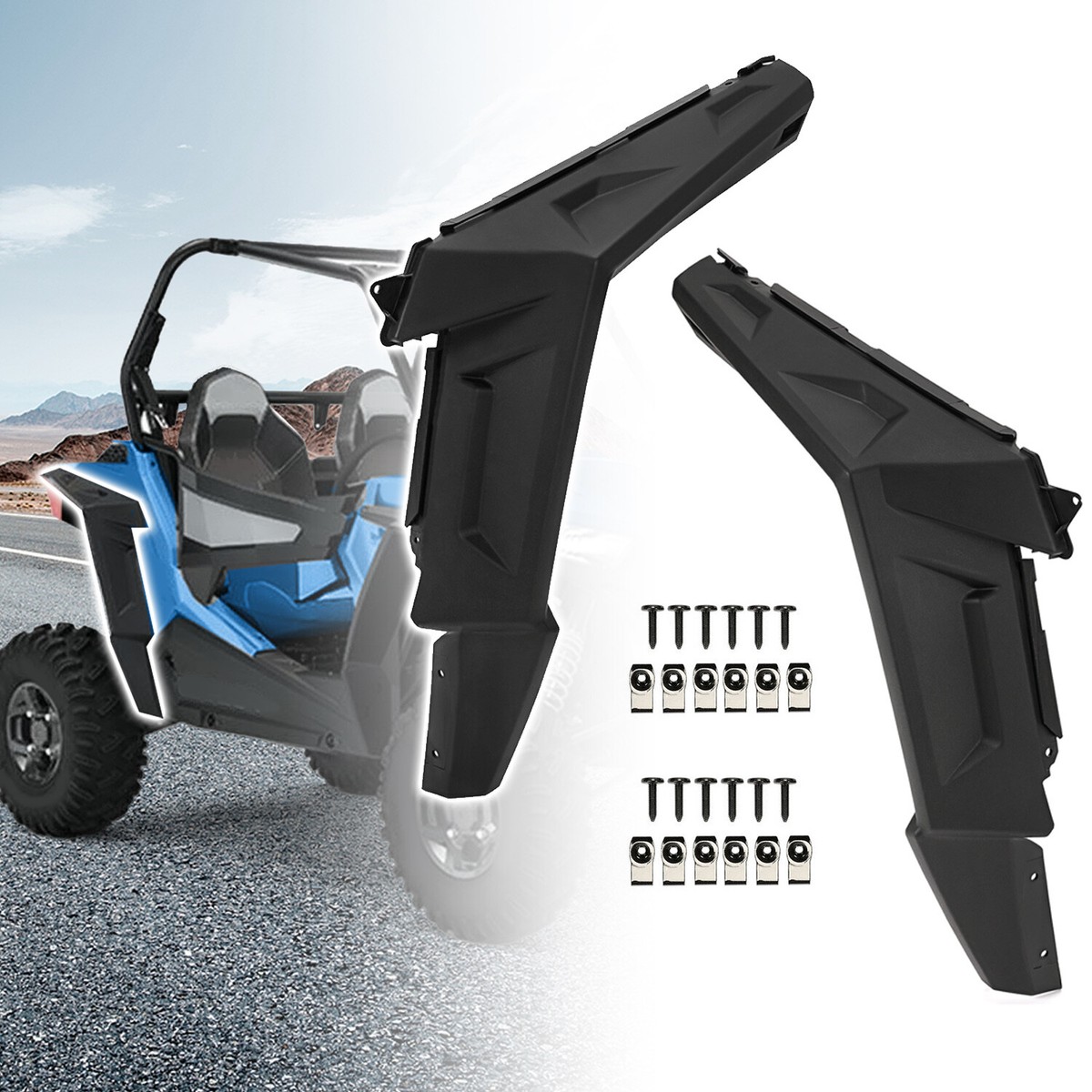 2014-2024 Polaris RZR 900 /XP 1000 Rear Left & Right Fender Flares