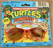 Vintage Teenage Mutant Ninja Turtles Sunglasses Still Sealed UV 1988 