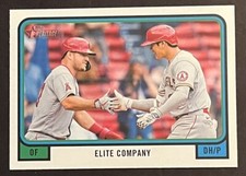 2022 HERITAGE HIGH NUMBER MIKE TROUT SHOHEI OHTANI #CC-2 ELITE COMPANY COMBO