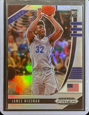 James Wiseman - 2020-21 Panini Prizm Draft Picks - Rookie - Silver Prizm #42