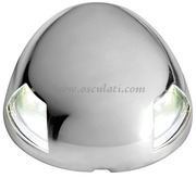 LED White Navigation Light Stainless Steel Case Bow 225 degrees  20m NAVSEA225