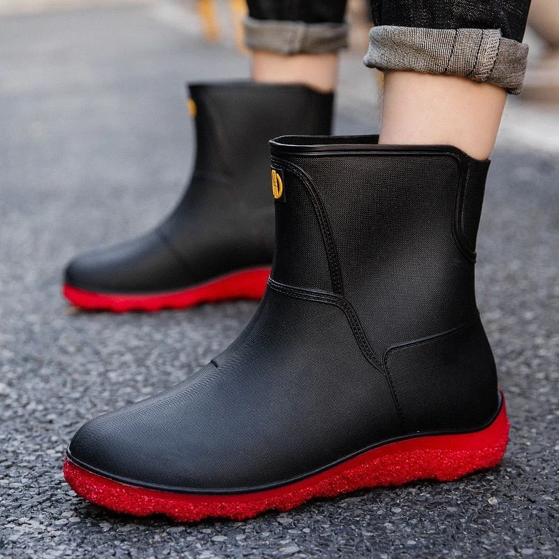 Zapatos Cocina Impermeables Botas Antideslizantes Hombres Calzado Plataforma |