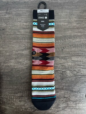 Stance Infiknit Casual Crew Socks BARON - Men's LARGE Size 9-13 (NWT) 1-pair