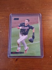 2021 Stadium Club Trea Turner Black Parallel SP Base Card #130 Nationals Dodgers