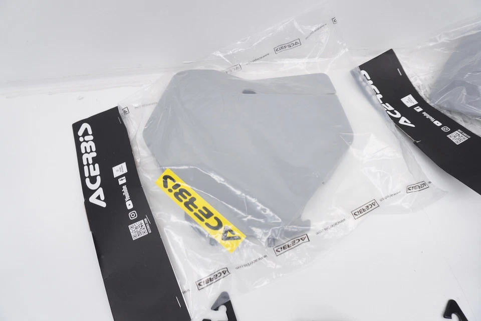 KTM Acerbis Plastics Fenders Side Panels Grey Fork Guards SX SX-F 125-450 19-22 - Image 2 of 4