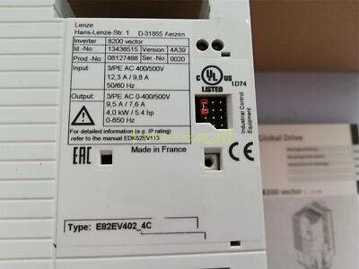 1PC NEW Lenze 4KW Inverter E82EV402K4C E82EV402_4C