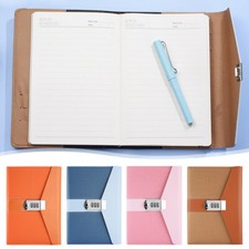 New A5 Password Notebooks Secret Diary With Lock Cute Office Thickened Notebook