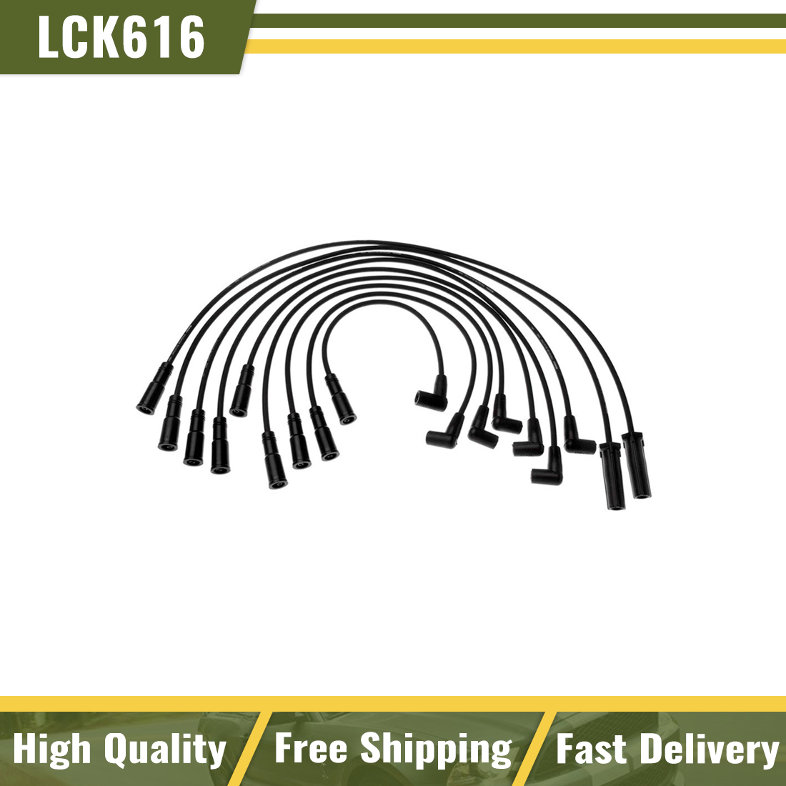 ACDelco 9708W Set Cavi Candele Professional – Lunghezza E Diametro Ottimizzati Per Prestazioni Auto - 3
