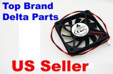 Delta EFB0612LA 60mm 12V DC Cooling Fan 60x60x10mm 2-Pin Ball Bearing 2-Pack