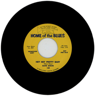 DAVE DIXON ''HEY HEY PRETTY BABY c/w YOU SATISFY'' 1961 R&B