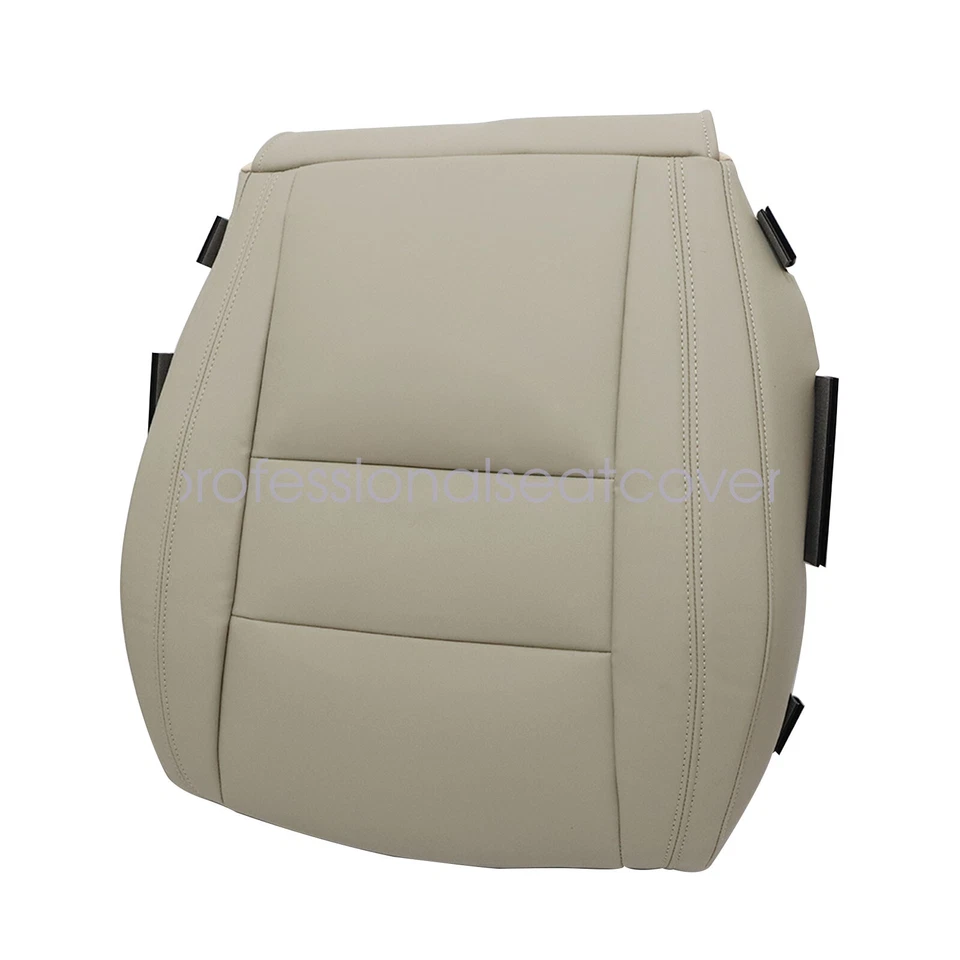 Cubierta de asiento inferior de cuero de repuesto para conductor Jeep Grand Cherokee 2011-2021 Foto 4 de 4