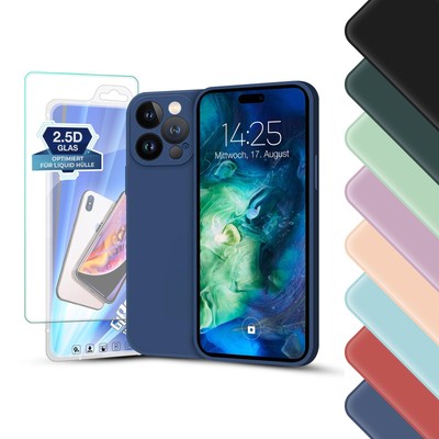 Handyhülle Cover für Apple iPhone 15 / 15 Plus / 15 Pro / 15 Pro Max Displayglas
