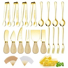 Charcuterie Boards Accessories Gold Charcuterie Utensils Cheese Butter Spread...