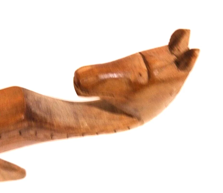 Vintage Carved Horse Head Balkan Guise Instrument Miniature 10.5" - Image 2 of 4