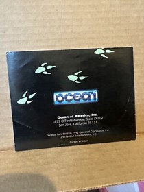 Jurassic Park NES game CIB Box Fine Cond. Cartridge very clean COMPLETE IN BOX