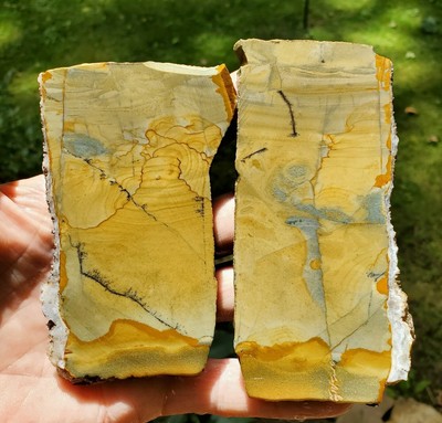 2) - Dulce Caballo Salvaje Canyon imagen Jasper losas - 190 Gr. 2929 | eBay