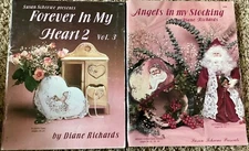 Susan Scheewe Presents 2 DIANE RICHARDS Decorative Painting Books