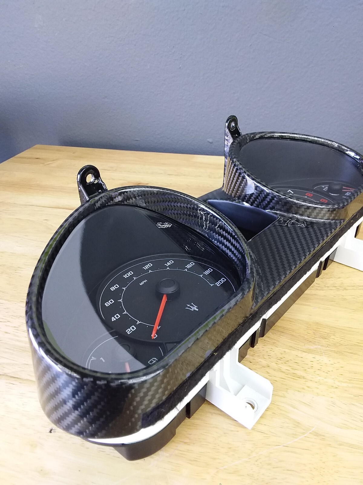 2014 Maserati Granturismo MC Stradale Speedometer Head Cluster Carbon 300253 OEM