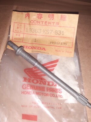 NOS Honda CR 250 R 1988 - 1991 OEM Ritzelwelle 19363-KS7-831 EVO CR250R
