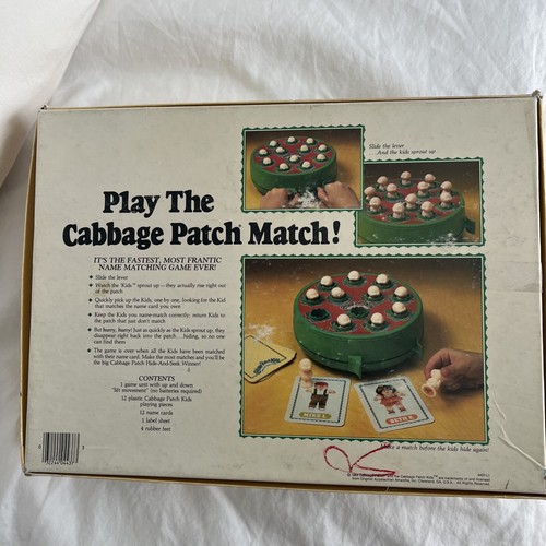 Vintage Cabbage Patch Kids Hide-and-Seek Game 100% Complete 1984 MB 4437 - Picture 5 of 7