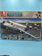 Sluban Aviation Building Blocks Plane M38-B0366 Opened