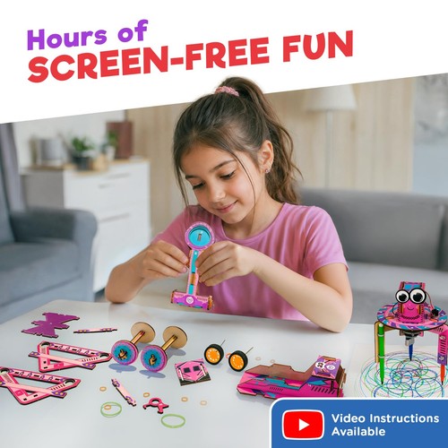 Girls' Engineering Kit for Kids 8+ | STEM Learning Toys | Birthday Gift Idea - Picture 5 of 9