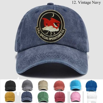 Customized Embroidered Hat 34th Special Operations Squadron, Trucker Hat, Gift
