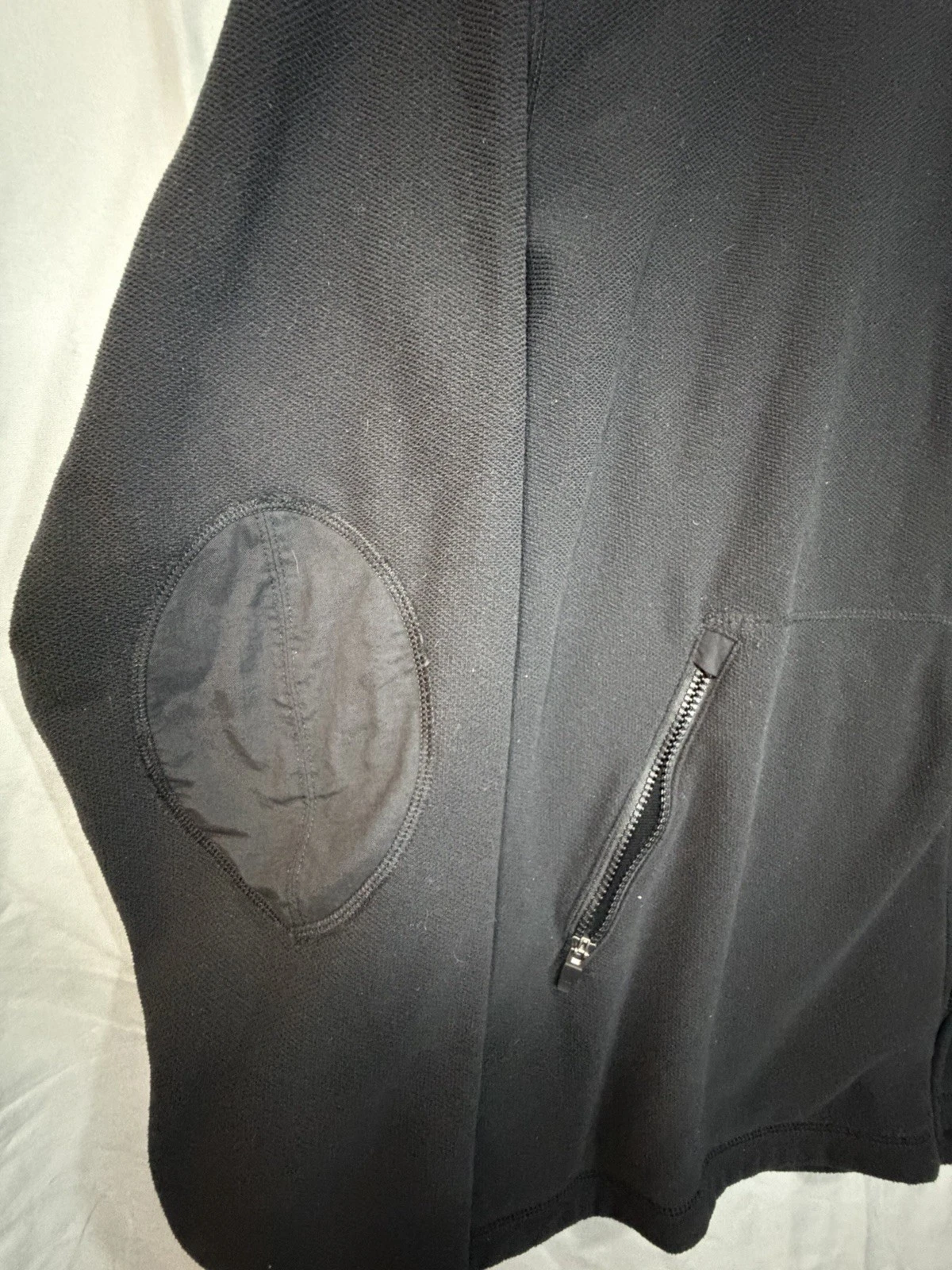 Carhartt Men’s Black Fleece Full Zip Jacket Zipped Pockets 2XL Reg 102838 image 5