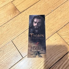 Marcador 3D lenticular escudo de roble Thorin El Hobbit (sin llave) usado en excelente estado raro