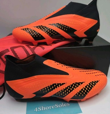 Adidas Predator Accuracy+ FG Orange Black Soccer Cleats New GW4560 Mens Sz 8.5 Adidas Predator Accuracy+ FG Mens Sz 7.5 Orange Black Soccer  main image 4