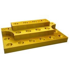 Gold Marble Display for Marbles- For 5/8 To .72 Marbles - Lot 8652