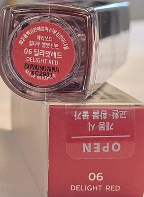 MERYTHOD Reel Tattoo REELTATTOO VELVET LIP TINT 06 Delight Red LIQUID LIPSTICK