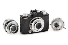 Cornu Fama II M39 lens Som  Flor 3.5/35mm Ontor 3.5/50mm Télé Ontor 4.5/90mm Set