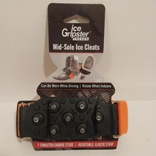  NEW Ice Gripster Treads  Adjustable Mid-Sole Ice Cleats