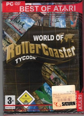 CD-ROM ''World of Roller Coaster Tycoon''   Wirtschaftssimulation