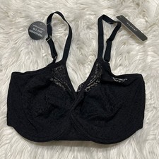 Natori 30G Bra Black Pretty Smooth Seamless 734318 Underwire Back Close NEW