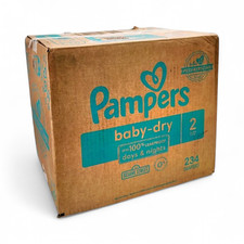 Pampers Baby Dry Disposable Baby Diapers (Size 2) - 234 Count 0.20 per diaper