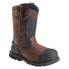 Avenger Safety Footwear A7896 Men's 11 In Composite Toe Wellington Boot, Brown,