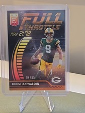 2023 Panini Donruss Elite - Full Throttle Christian Watson #FT-CW Orange /99